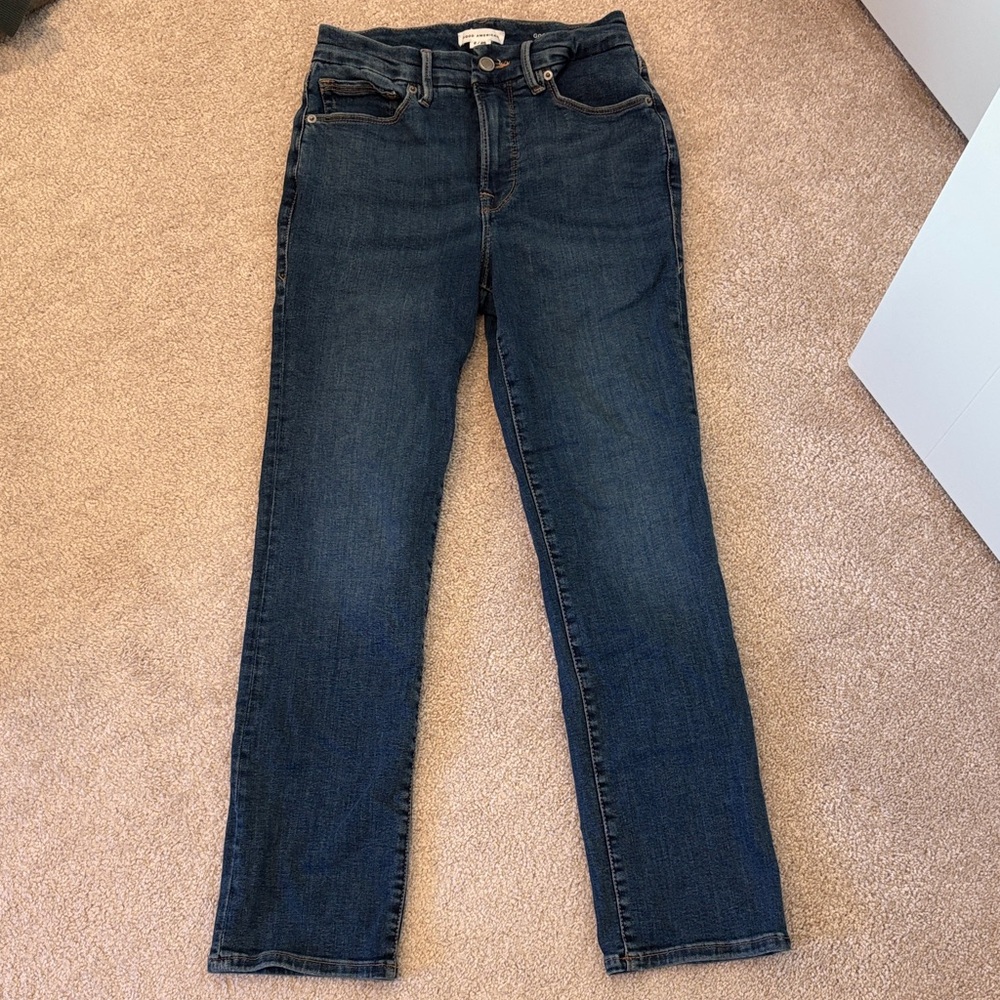 Good American Good Legs Straight Jeans